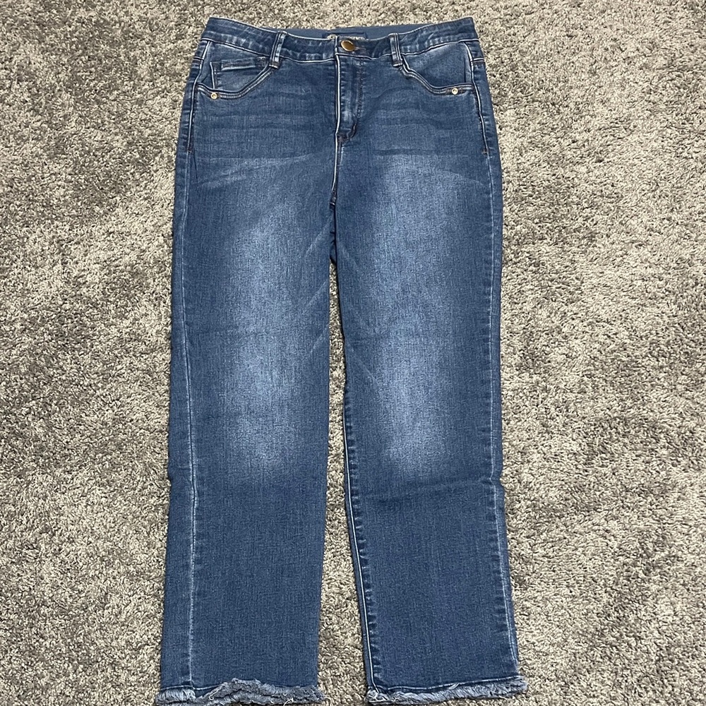 Democracy Indigo Cropped Jeans